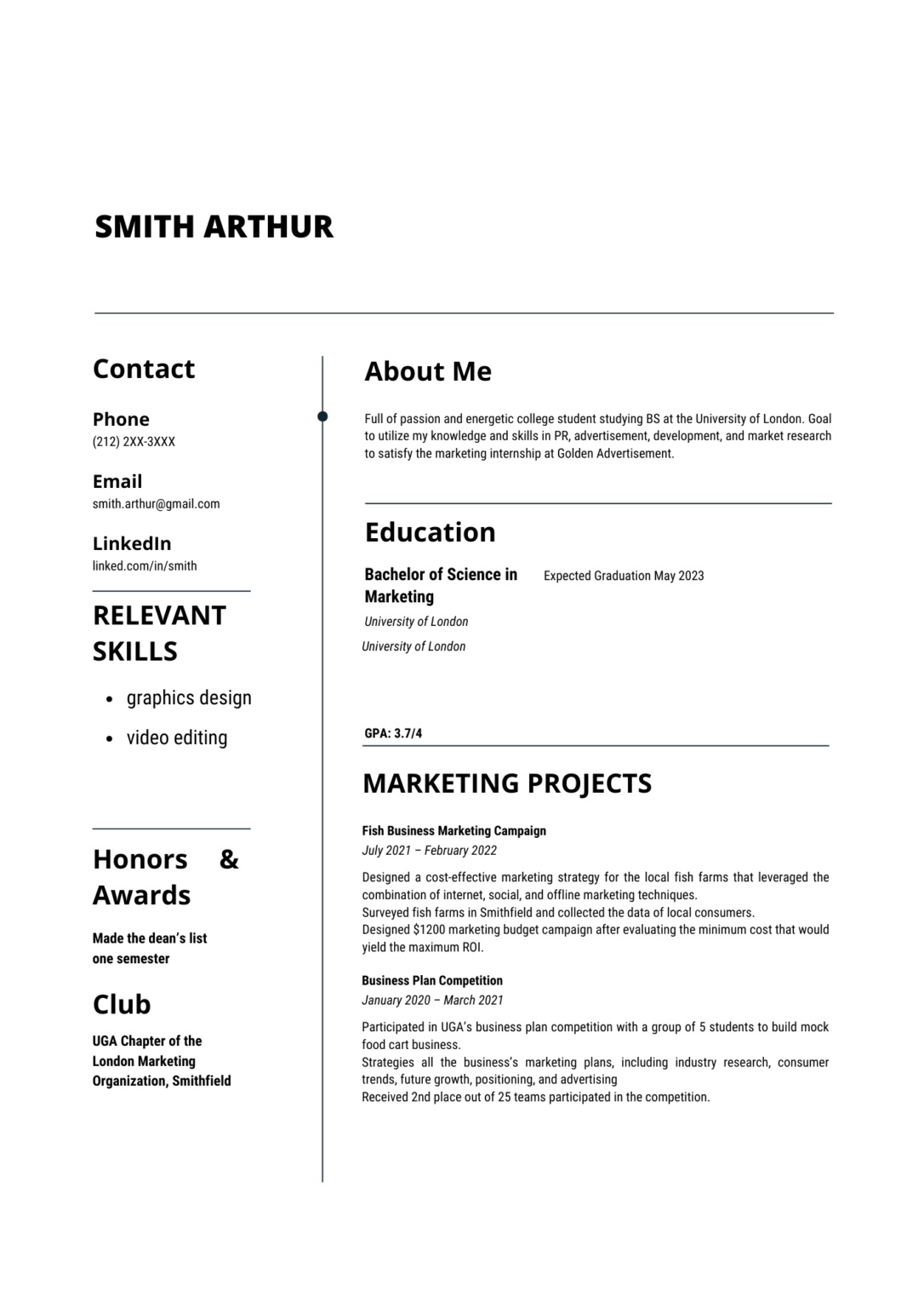 How to perfect the cv education section for success