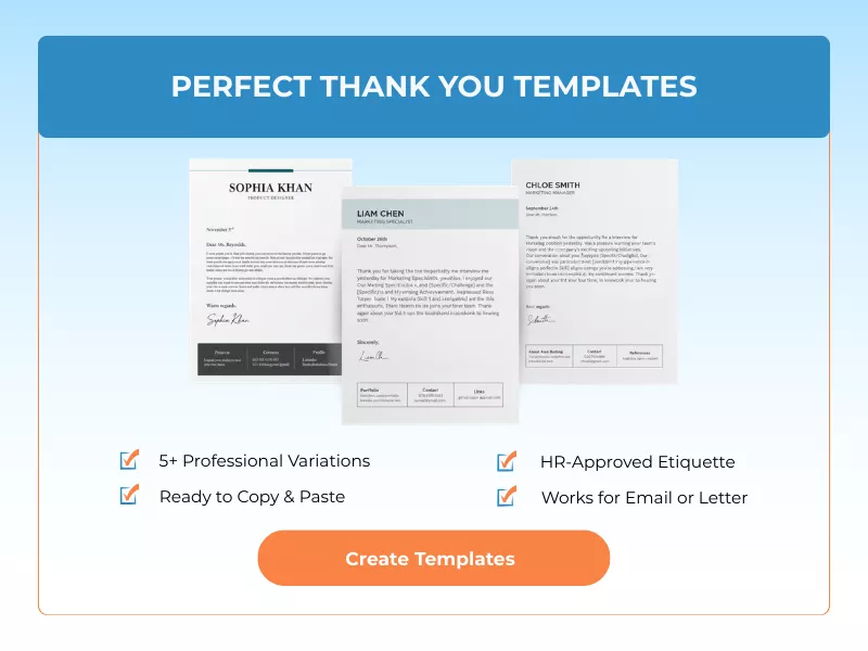 PERFECT THANK YOU TEMPLATES