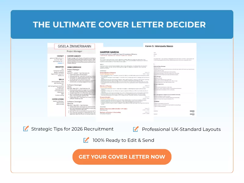 THE ULTIMATE COVER LETTER DECIDER