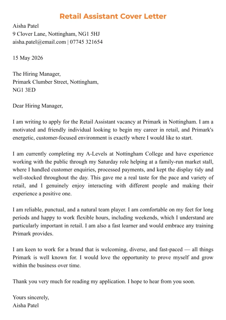 How To Write A Retail Cover Letter With No Experience how-to-write-a-retail-cover-letter-with-no-experience