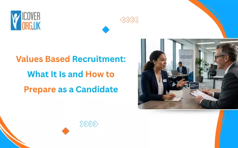 blog banner image with text Values Based Recruitment: What It Is and How to Prepare as a Candidate