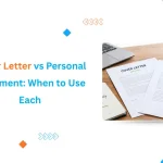 blog banner image with text Cover Letter vs Personal Statement: When to Use Each