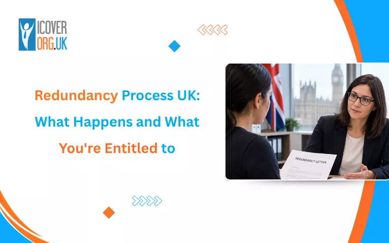 Manager handing a redundancy letter to an employee during a UK redundancy process meeting
